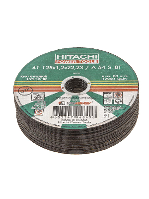 Круг отрезной HITACHI 125х1.2х22 А24