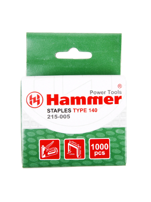 Скобы для степлера HAMMER Скобы 14мм, 10мм, 1,2мм (тип 53F)