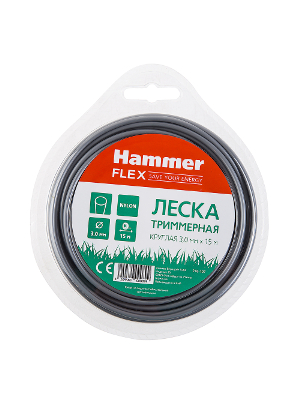 Леска для триммеров HAMMER TL ROUND 3.0mm X 15m