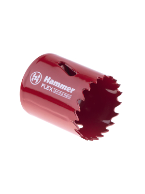 Коронка биметаллическая HAMMER Ф38х38мм 5/8