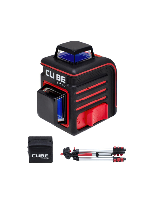 Набор ADA Уровень Cube 2-360 Professional Edition +Очки VISOR PROTECT +Очки VISOR CONTRAST