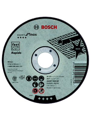 Набор BOSCH Круг отрезной 125х1х22 Expert for Inox (2608600549) 3шт