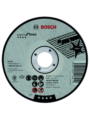 Набор BOSCH Круг отрезной 230х2х22 Expert for Inox (2608600096) 3шт