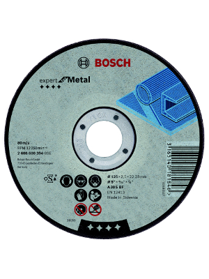 Набор BOSCH Круг отрезной 125х25х22 Expert for Metal (2608600394)